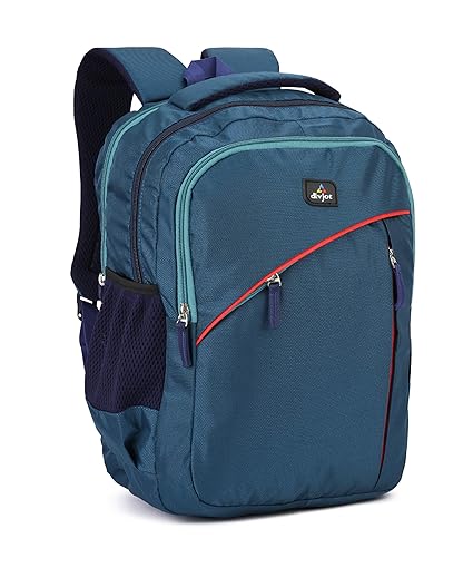 Trendy Green School Bag – Durable Polyester Fabric with Lightweight and Comfortable Design for Kids and Teens
