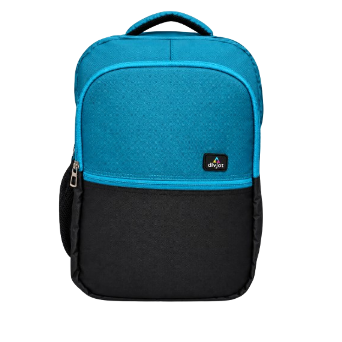 Aero Style Casual School Backpack – Aqua Blue & Black