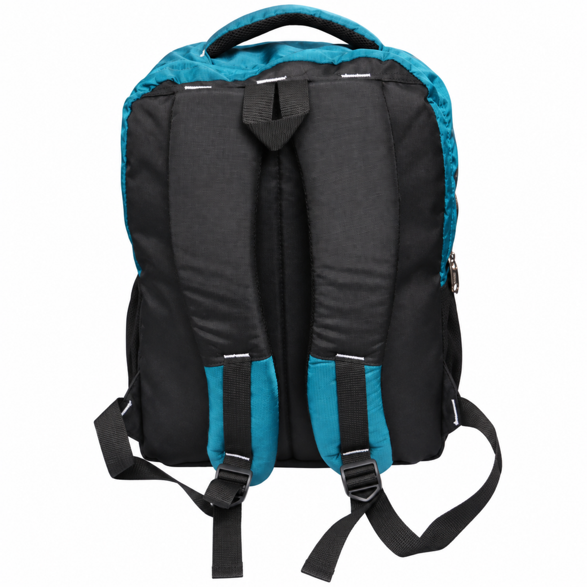 Aero Style Casual School Backpack – Aqua Blue & Black