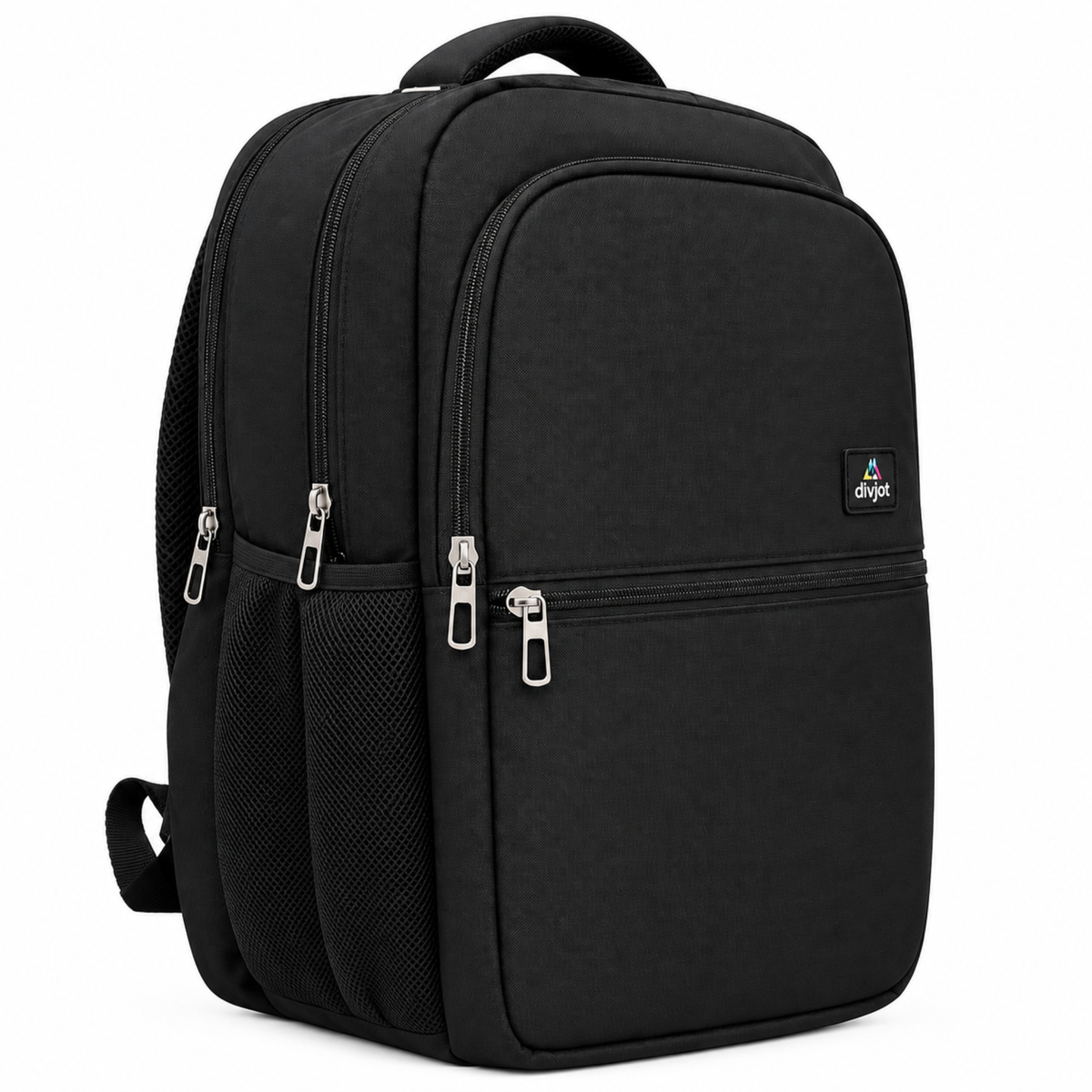 Aero Style Casual School Backpack – Black