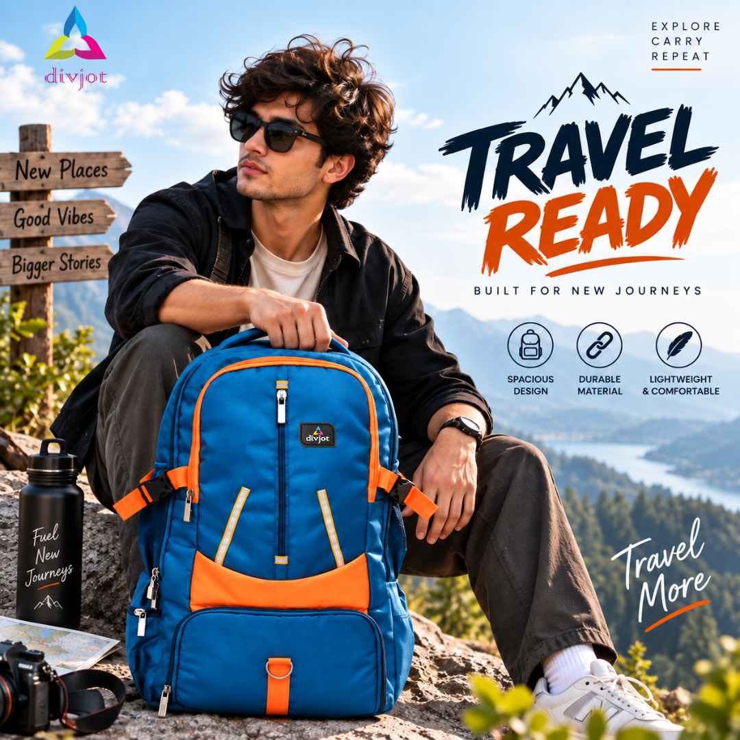 Travel Backpack for Men & Women | Stylish & Spacious Backpack for Trips & Journeys | Pine Green