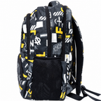 Street Motion School Backpack – Black & Yellow