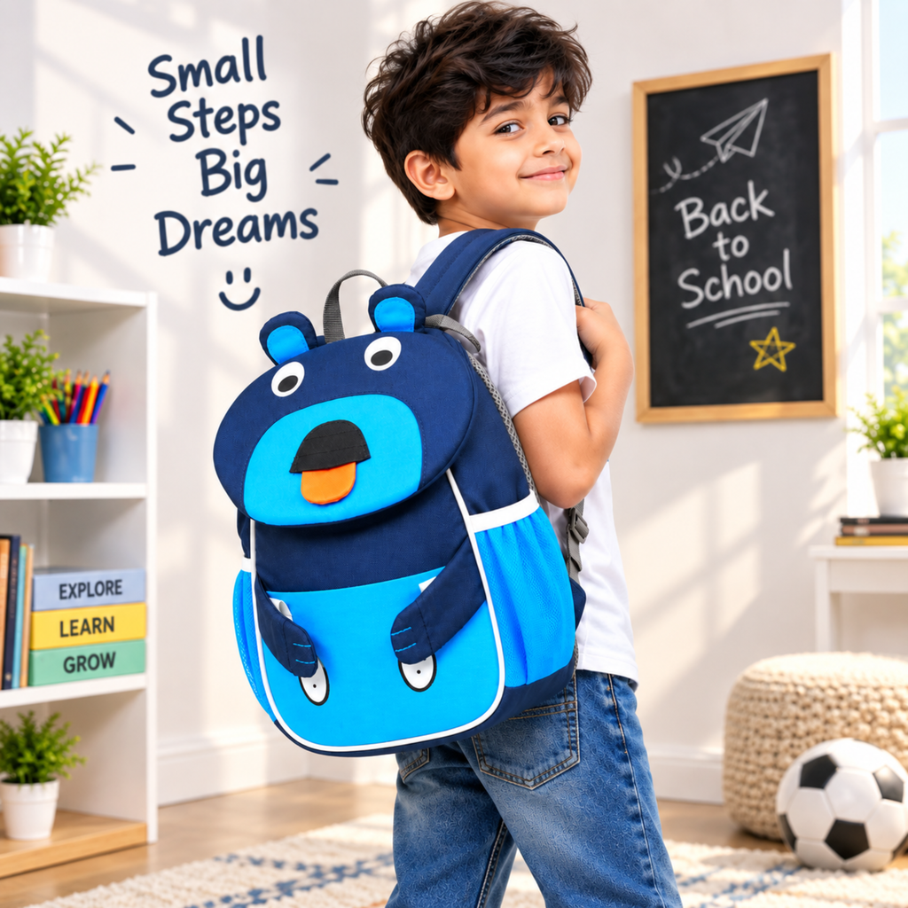 Buddy Face Cute Kids Picnic Backpack