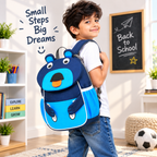 Buddy Face Cute Kids Picnic Backpack