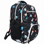 Space Orbit Stylish School Backpack – Black