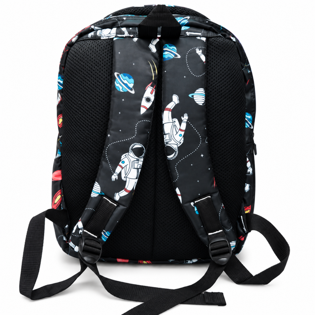 Space Orbit Stylish School Backpack – Black