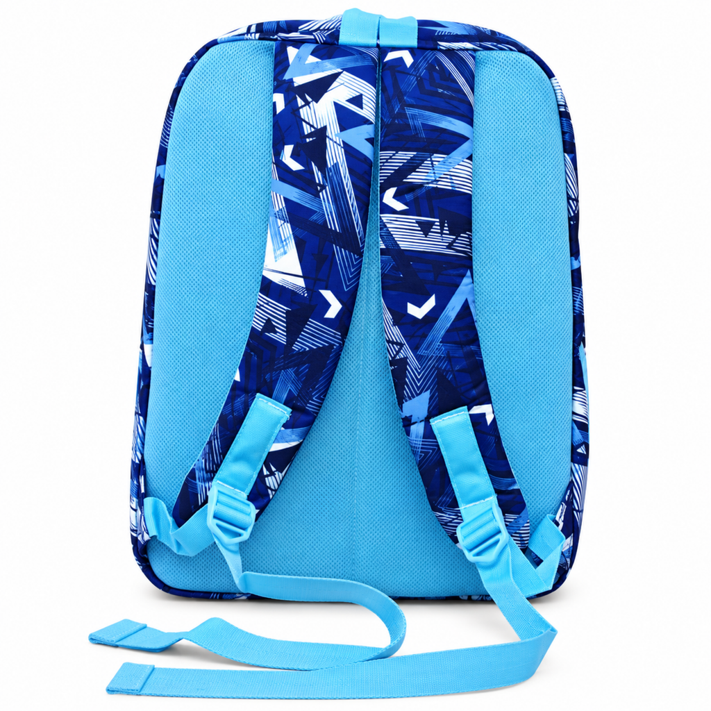 Dynamic Lines Stylish Backpack – Blue