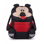Kids Cartoon Picnic Backpack – Black & Red