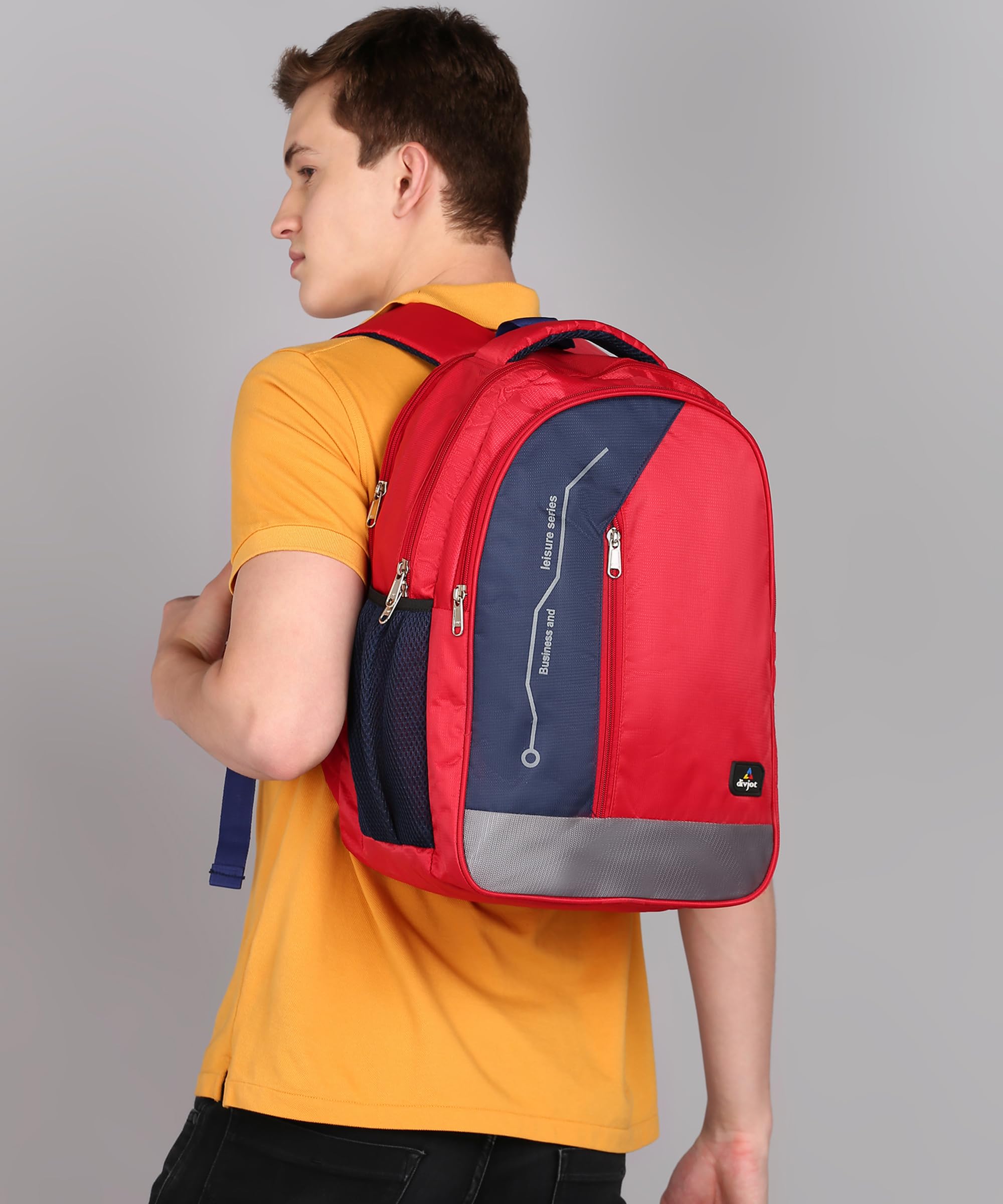 PVC Laptop Bag 17.5-Inch Height, Solid Pattern with 3 Spacious Compartments with Padded Laptop Sleeve Unisex Design (DVJT-LB-3614)