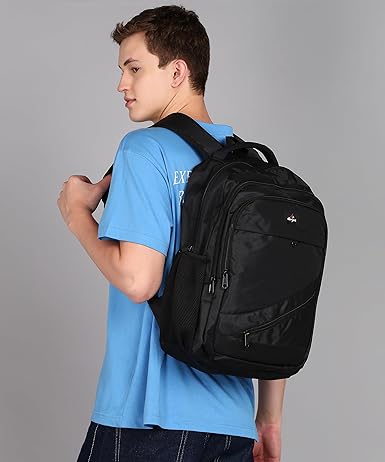 divjot PVC Grey Color Solid Pattern Laptop Bag | Water Resistant Standard 3 Compartment Backpack|(DVJT-LB-3603e)