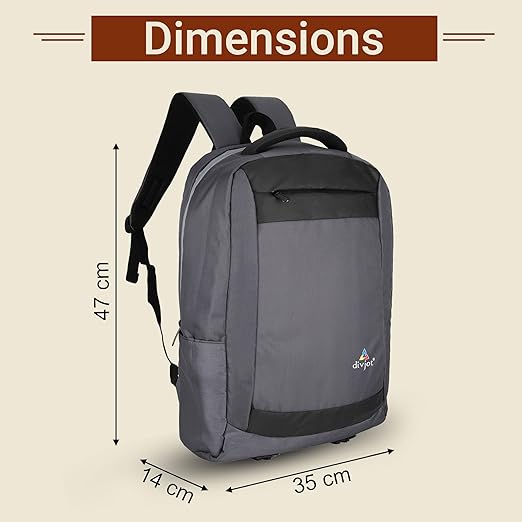 Polyester Black Color Solid Pattern 18.5 Height With 1 Comartment Laptop Bag (DVJT-LB-3608)
