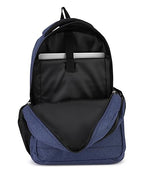 PVC Laptop Backpack | 30L Large Water-Resistant Bagpack with 4 Compartments | Solid Design for Office, College, Travel
