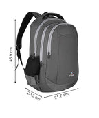 Polyester  Solid Pattern 19 Height With 3 Comartment Laptop Bag Durable Travel & Office Unisex Style (DVJT-LB-3607)