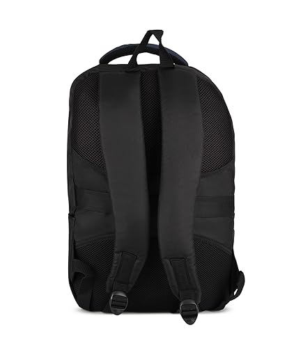 Polyester Black Color Solid Pattern 18.5 Height With 1 Comartment Laptop Bag (DVJT-LB-3608)