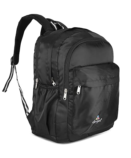 Stylish Polyester Black Laptop Bag – Solid Pattern Design with 3 Compartments, 17.5" Height Bags for Work