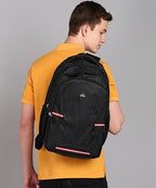 PVC Solid Pattern 18.5 Height With 3 Compartment Laptop Bag Stylish & Water-Resistant Office/Travel Unisex Design (DVJT-LB-3615)