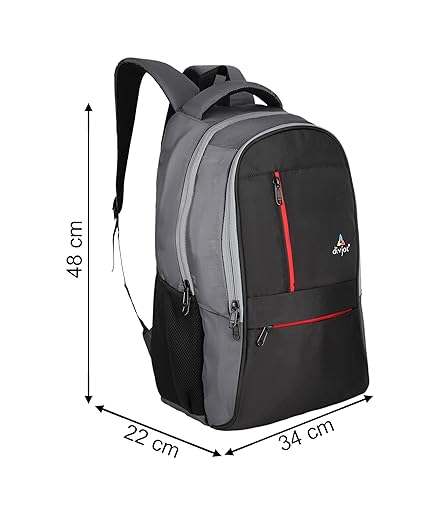 Stylish Polyester Laptop Bag – Block Pattern Design with 2 Compartments 18.5" Height DVJT-LB-3609 for Work