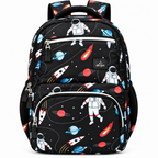 Space Orbit Stylish School Backpack – Black