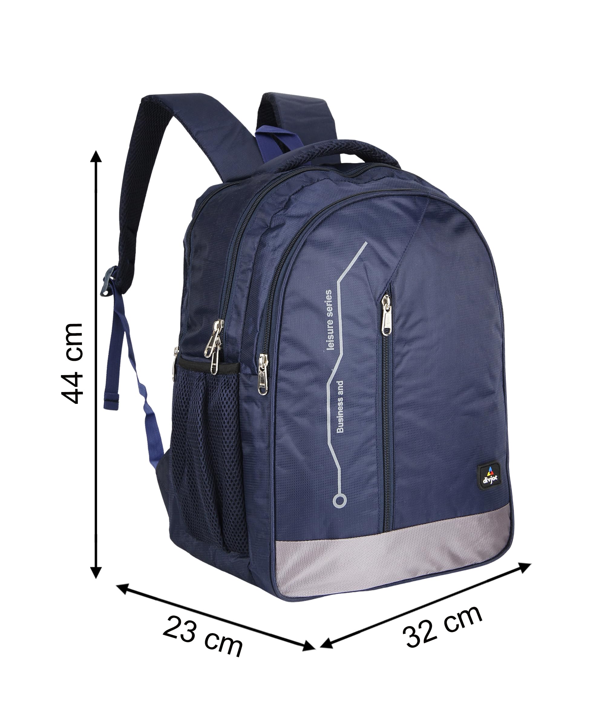 PVC Laptop Bag 17.5-Inch Height, Solid Pattern with 3 Spacious Compartments with Padded Laptop Sleeve Unisex Design (DVJT-LB-3614)