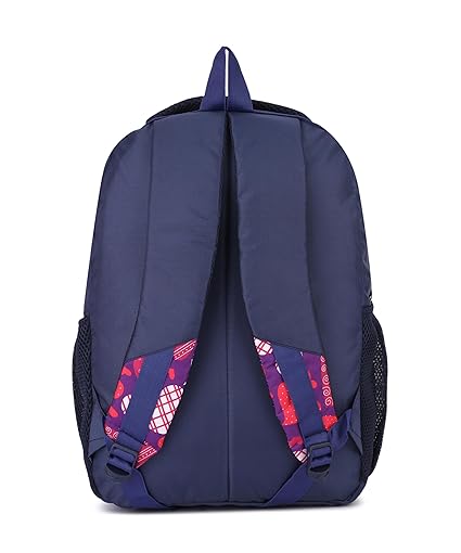 Block Print School Bag with Two Compartments Stylish and Functional Backpack for Kids, Ideal for School & Everyday Use