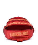 Block Print School Bag with Two Compartments Stylish and Functional Backpack for Kids, Ideal for School & Everyday Use