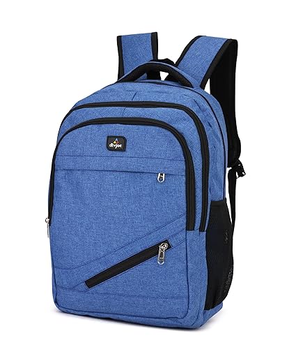 PVC Laptop Backpack | 30L Large Water-Resistant Bagpack with 4 Compartments | Solid Design for Office, College, Travel