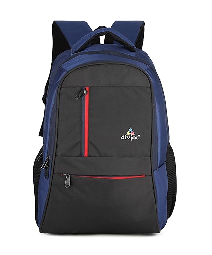 Stylish Polyester Laptop Bag – Block Pattern Design with 2 Compartments 18.5" Height DVJT-LB-3609 for Work