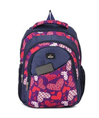 Block Print School Bag with Two Compartments Stylish and Functional Backpack for Kids, Ideal for School & Everyday Use