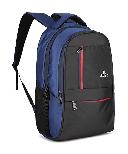 Stylish Polyester Laptop Bag – Block Pattern Design with 2 Compartments 18.5" Height DVJT-LB-3609 for Work