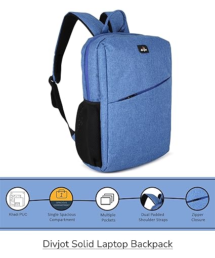 Compact PVC Laptop Bag – 17-Inch Height Solid Pattern with 1 Compartment Laptop Bag for Work, College, or Travel Sleek Unisex Design (DVJT-LB-3616)