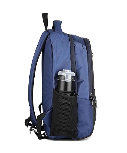 Stylish Polyester Laptop Bag – Block Pattern Design with 2 Compartments 18.5" Height DVJT-LB-3609 for Work