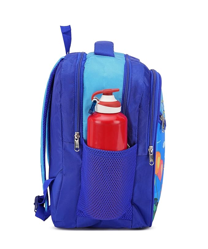 Doraemon Print School Bag with Three Compartments Stylish and Durable Backpack for Kids Perfect for School & Travel