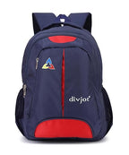 30L Atomic Dx Navy Blue 15.6" Laptop Backpack for Men | 3 Compartment Large College & Office Bag | Water Resistant PU & Polyester