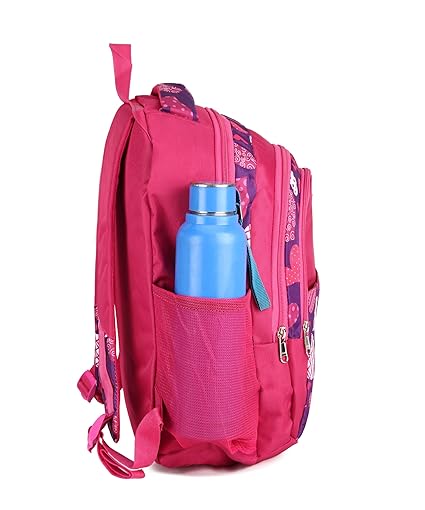Block Print School Bag with Two Compartments Stylish and Functional Backpack for Kids, Ideal for School & Everyday Use