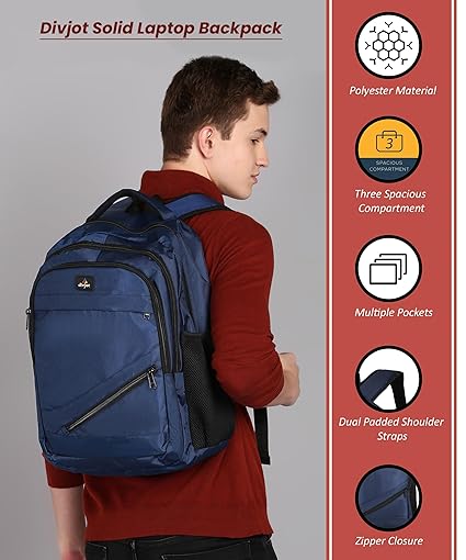 Durable PVC Laptop Bag – Solid Pattern with 3 Compartments, 18" Height Stylish Adult's Gift for Work