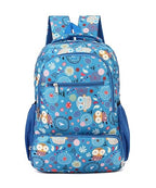 Stylish Sky Blue School Bag Polyester Fabric with Comfortable Design for Kids and Teens