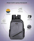 Durable PVC Laptop Bag – Solid Pattern with 3 Compartments, 18" Height Stylish Adult's Gift for Work
