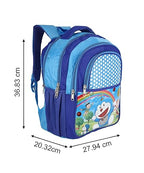Printed School Bag for Kids 3 Compartment Backpack Colorful Cartoon Design for Boys & Girls