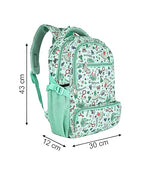 Floral Print School Bag with Two Compartments Stylish and Spacious Backpack for Girls Perfect for School & Everyday Use