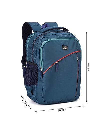 Trendy Green School Bag – Durable Polyester Fabric with Lightweight and Comfortable Design for Kids and Teens