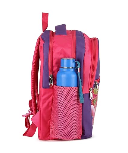 Printed School Bag for Kids 3 Compartment Backpack Colorful Cartoon Design for Boys & Girls