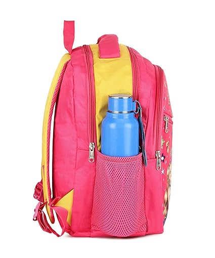 Charming Barbie Princess Print School Bag with Three Compartment Durable Design for Girls, Perfect for School