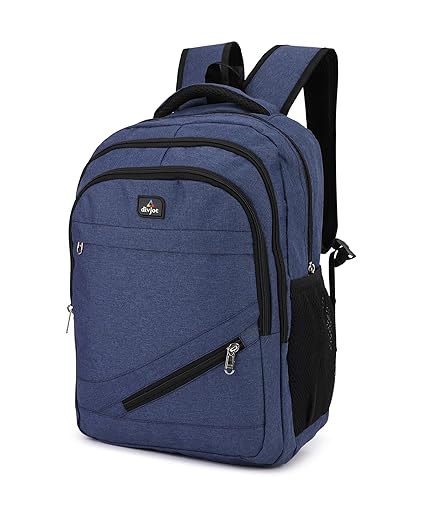 PVC Laptop Backpack | 30L Large Water-Resistant Bagpack with 4 Compartments | Solid Design for Office, College, Travel