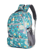 Floral Print School Bag with Two Compartments Stylish and Spacious Backpack for Girls Perfect for School & Everyday Use