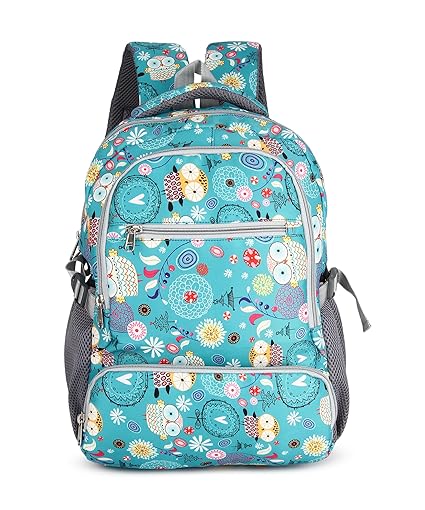 Floral Print School Bag with Two Compartments Stylish and Spacious Backpack for Girls Perfect for School & Everyday Use