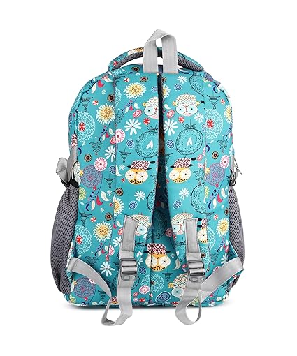 Floral Print School Bag with Two Compartments Stylish and Spacious Backpack for Girls Perfect for School & Everyday Use