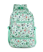 Floral Print School Bag with Two Compartments Stylish and Spacious Backpack for Girls Perfect for School & Everyday Use