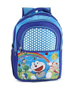 Printed School Bag for Kids 3 Compartment Backpack Colorful Cartoon Design for Boys & Girls