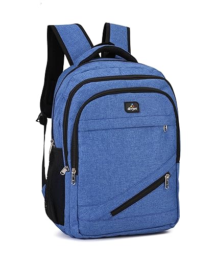 PVC Laptop Backpack | 30L Large Water-Resistant Bagpack with 4 Compartments | Solid Design for Office, College, Travel