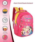 Charming Barbie Princess Print School Bag with Three Compartment Durable Design for Girls, Perfect for School